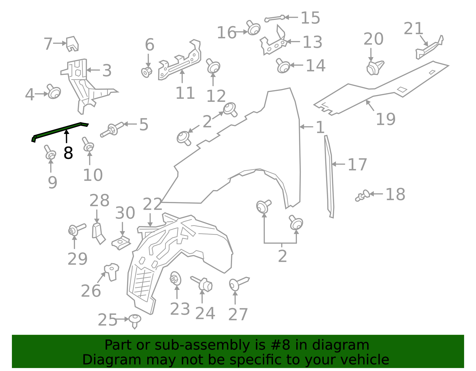 Front Brace - Porsche (9Y0-821-157-A)