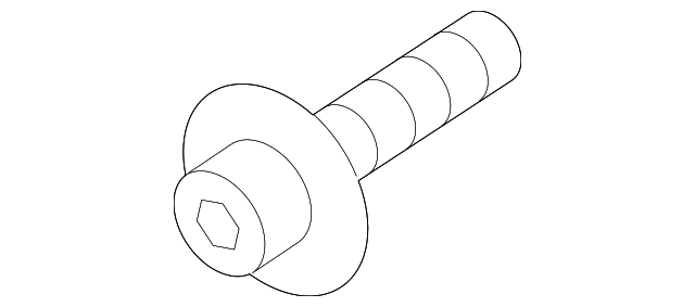 Radiator Support Air Deflector Bolt - Porsche (N-909-936-03)