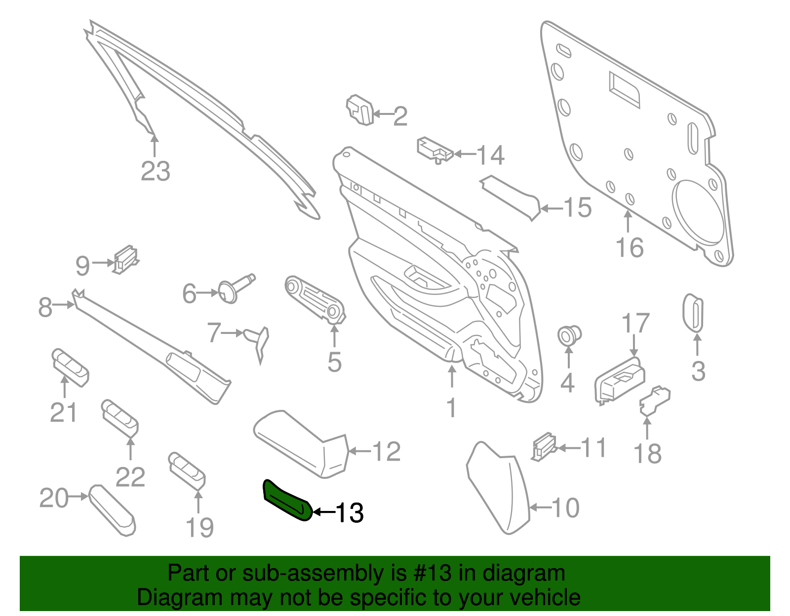 Door Emblem - Porsche (971-854-499-A)