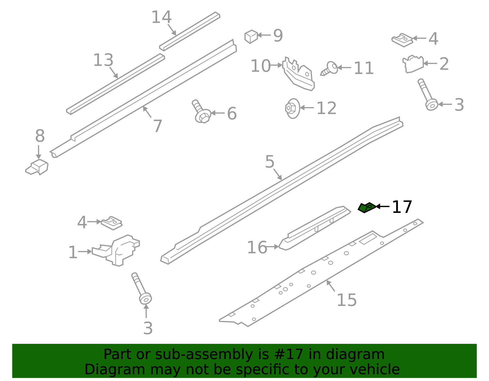 Carrier Rear Bracket - Porsche (9Y0-853-958)