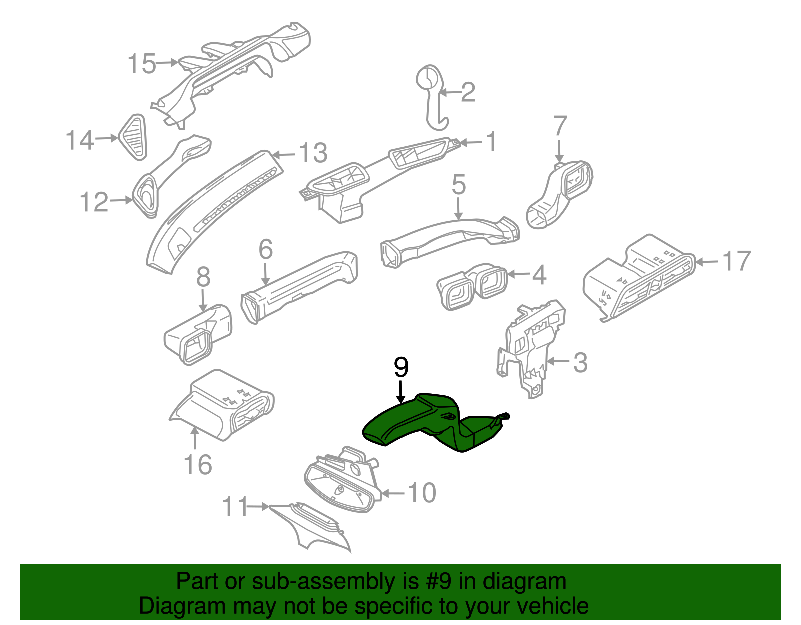 Lower Duct - Porsche (997-572-793-00)