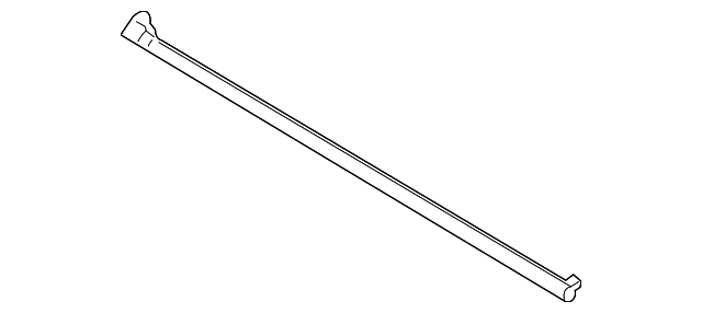 Lower Weather-Strip - Porsche (971-837-511-A)