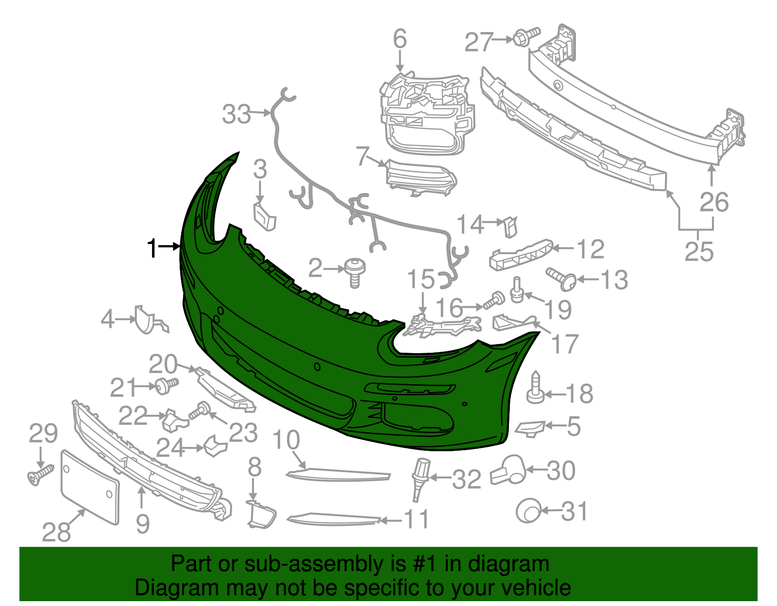 Bumper Cover - Porsche (970-505-911-50)