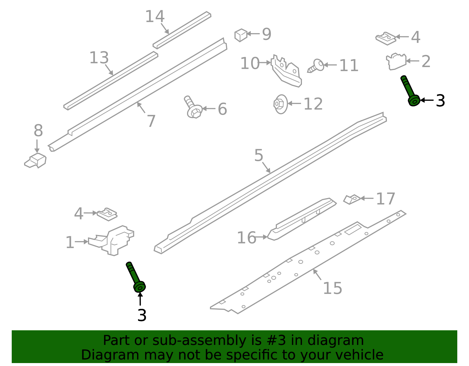 Jacking Bracket Bolt - Porsche (PAF-911-512)