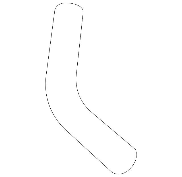 Vacuum Tube Elbow - Porsche (997-110-666-72)