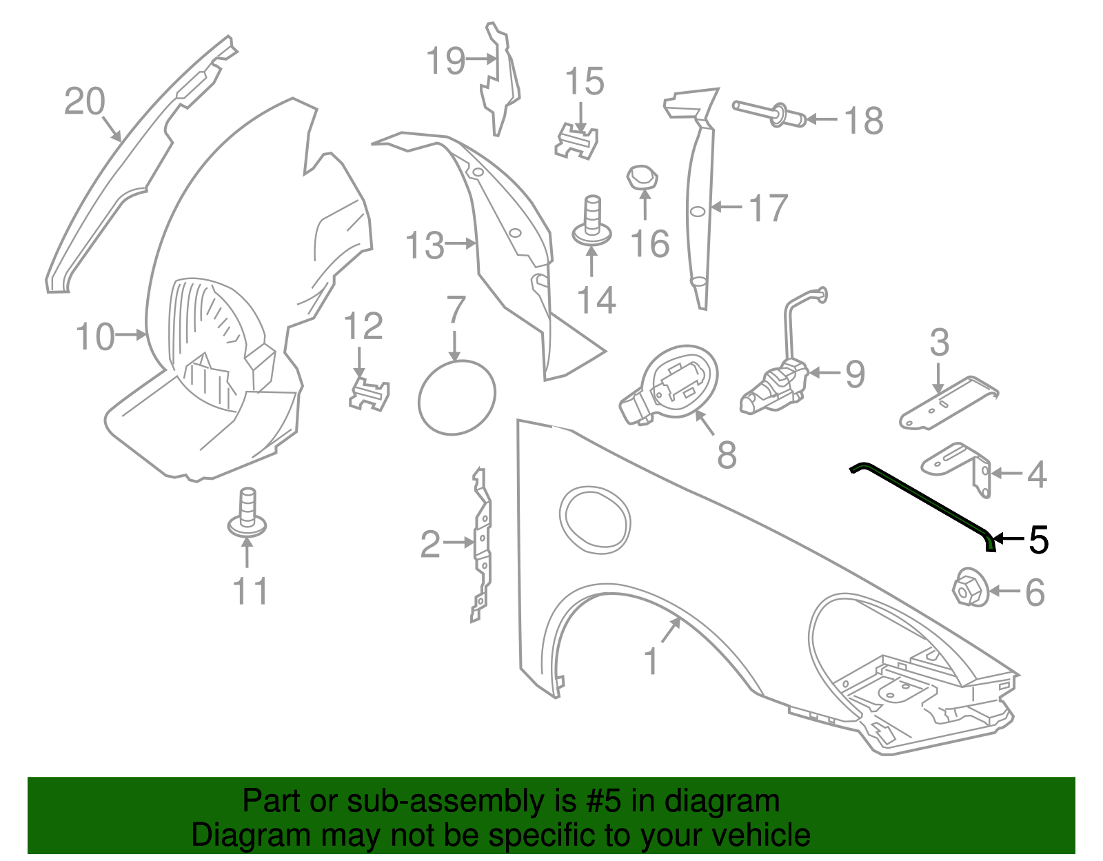Strut Support - Porsche (991-503-441-01)