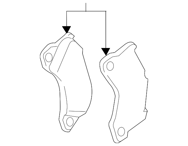 1 Set Of Brake Pads - Porsche (95B-698-151-AR)