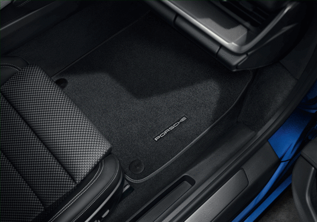 1 Set Foot Mats Blac - Porsche (992-044-807-OS5)