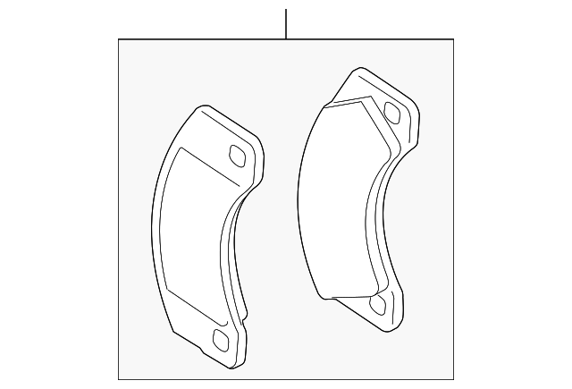 1 Set Of Brake Pads - Porsche (970-351-949-07)