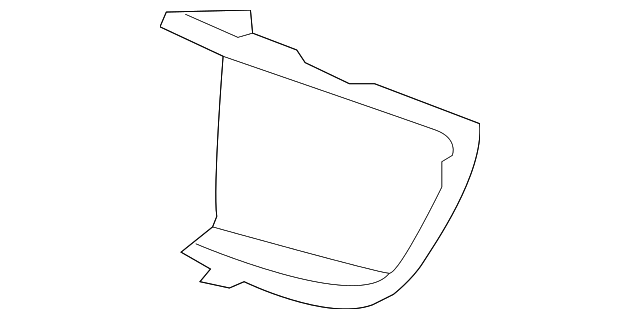 Bumper Cover Spacer Panel - Porsche (970-505-543-03-1E0)