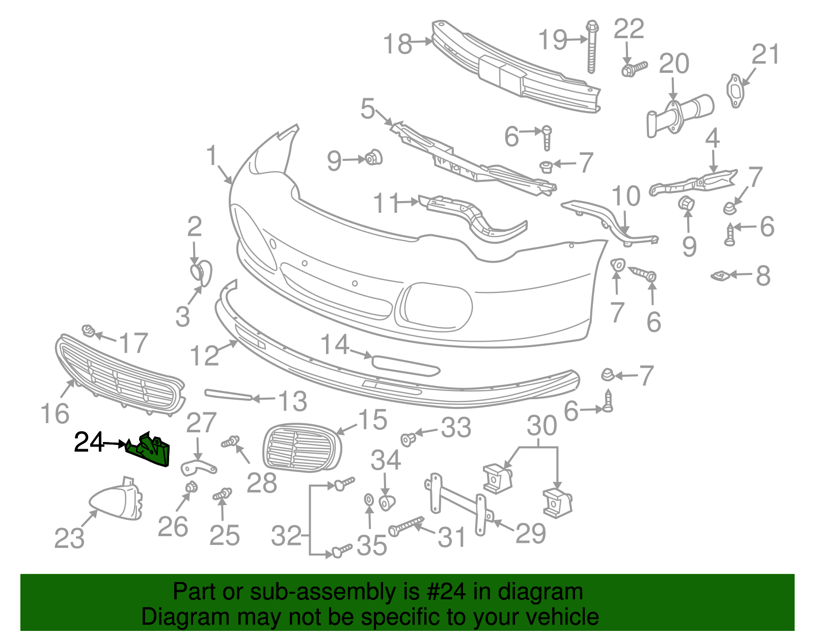 Lower Trim Plate - Porsche (996-505-533-00)