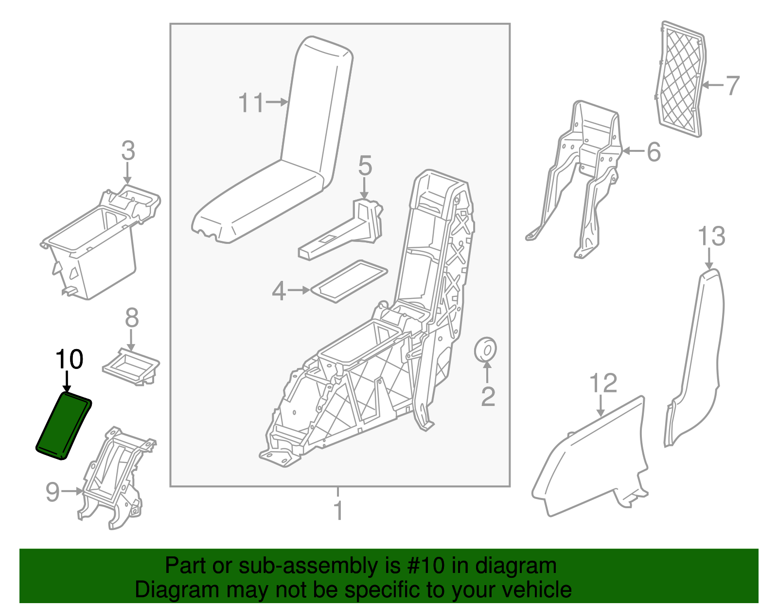 Console Trim Panel - Porsche (970-553-995-01-OK6)