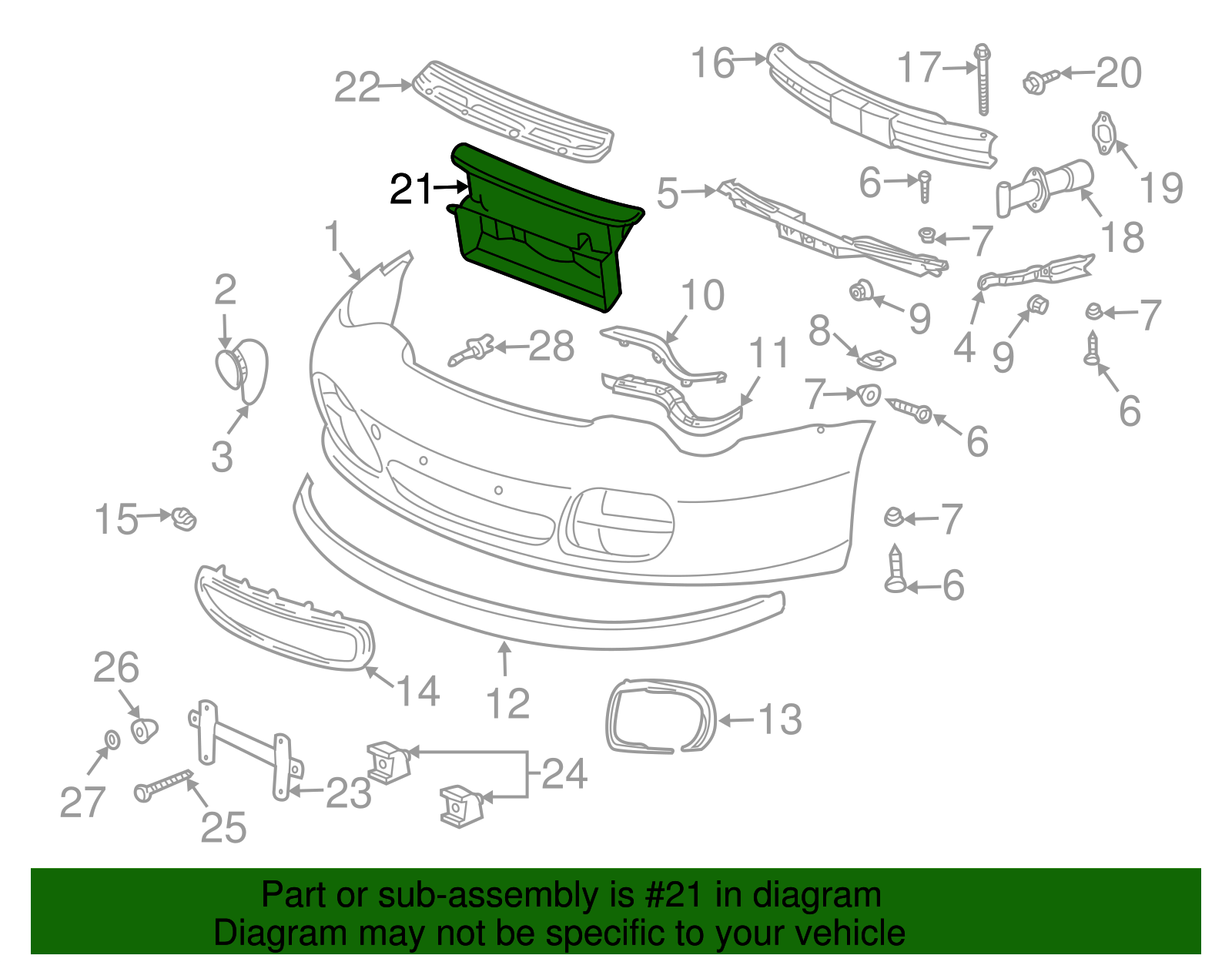 Air Duct - Porsche (996-575-325-30)