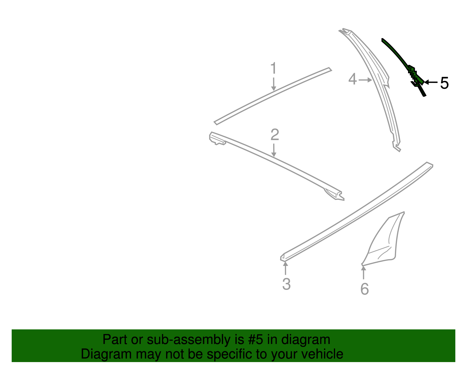 Applique Gasket - Porsche (971-839-671-A)