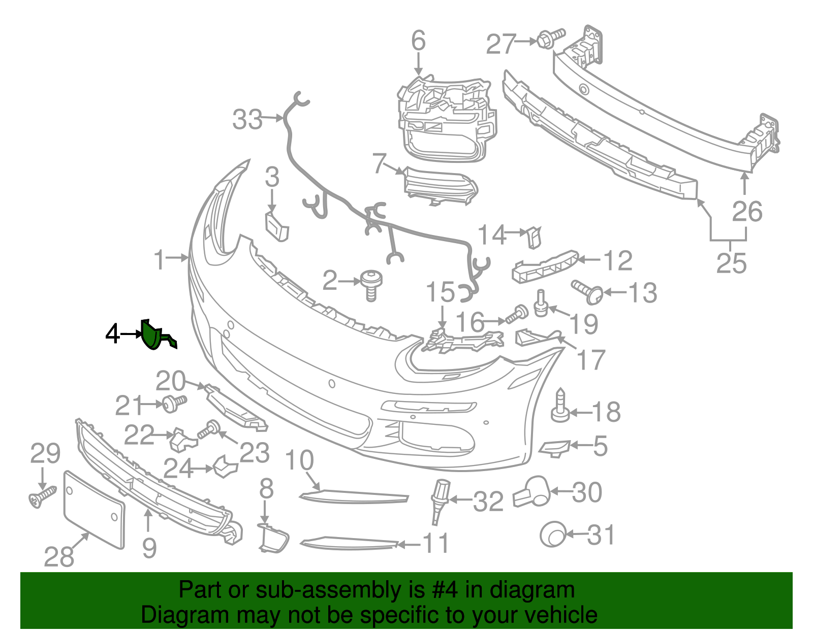 Tow Eye Cap - Porsche (970-505-703-03-G2X)