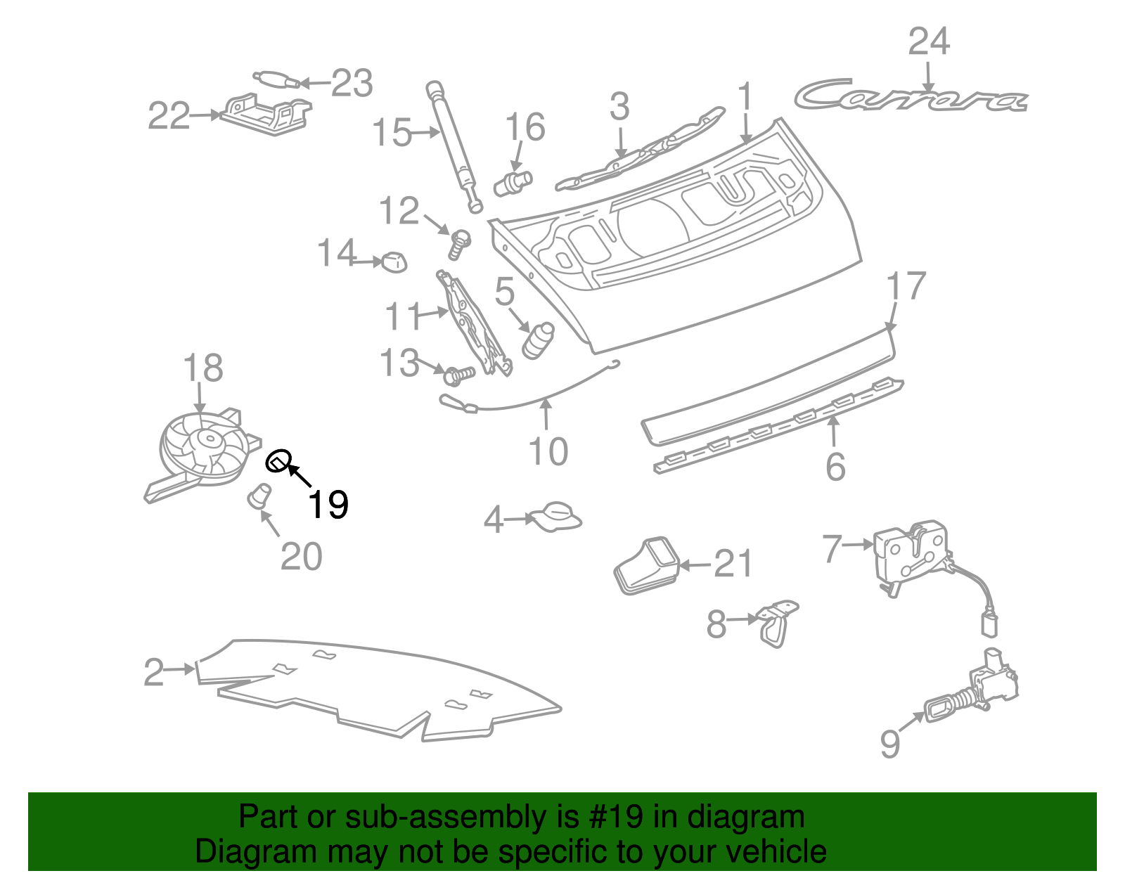 Fan Grommet - Porsche (999-703-451-40)