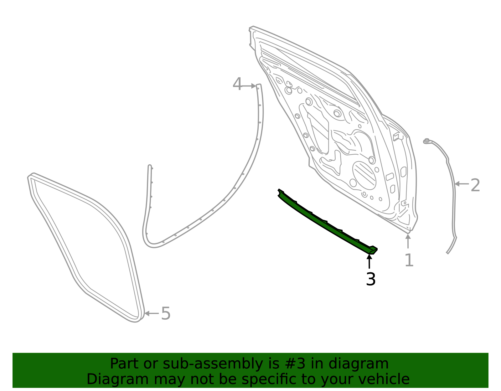 Lower Weather-Strip - Porsche (9J1-839-499)