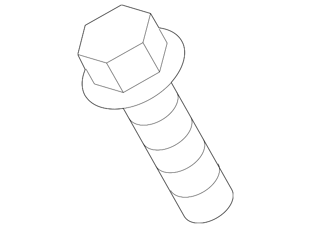 Suspension Cross-Member Mount Bolt - Porsche (N-106-296-02)