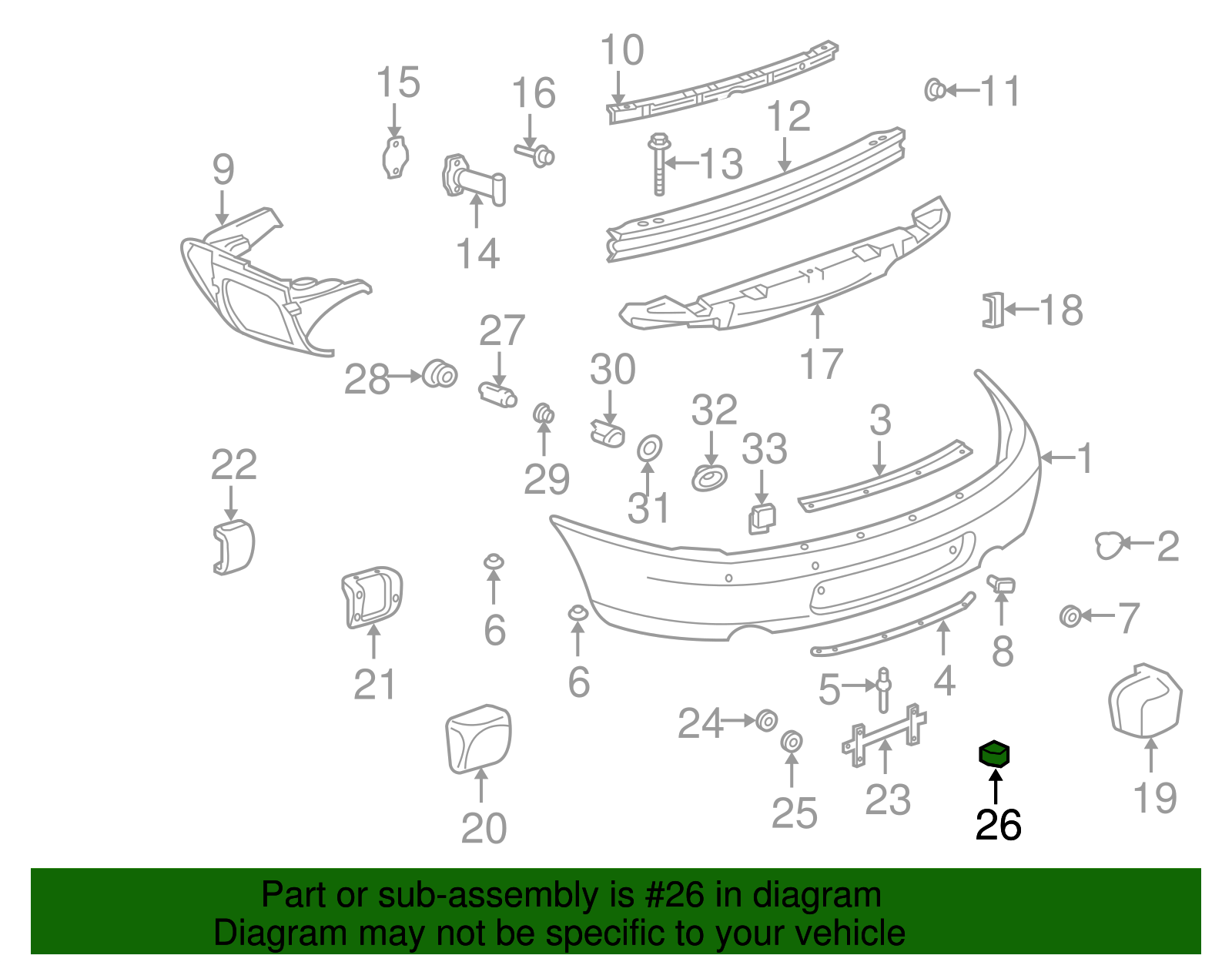 License Bracket Nut - Porsche (999-591-498-40)