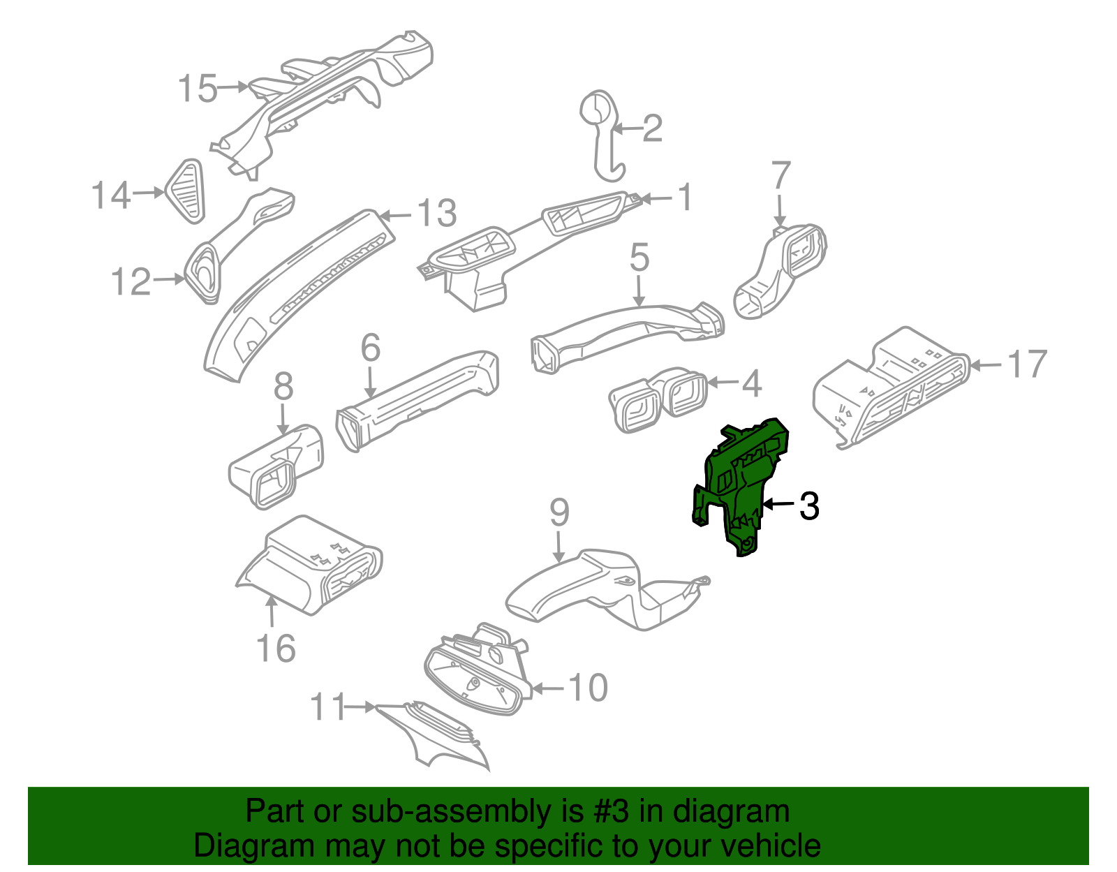 Air Distributor - Porsche (997-572-171-02)