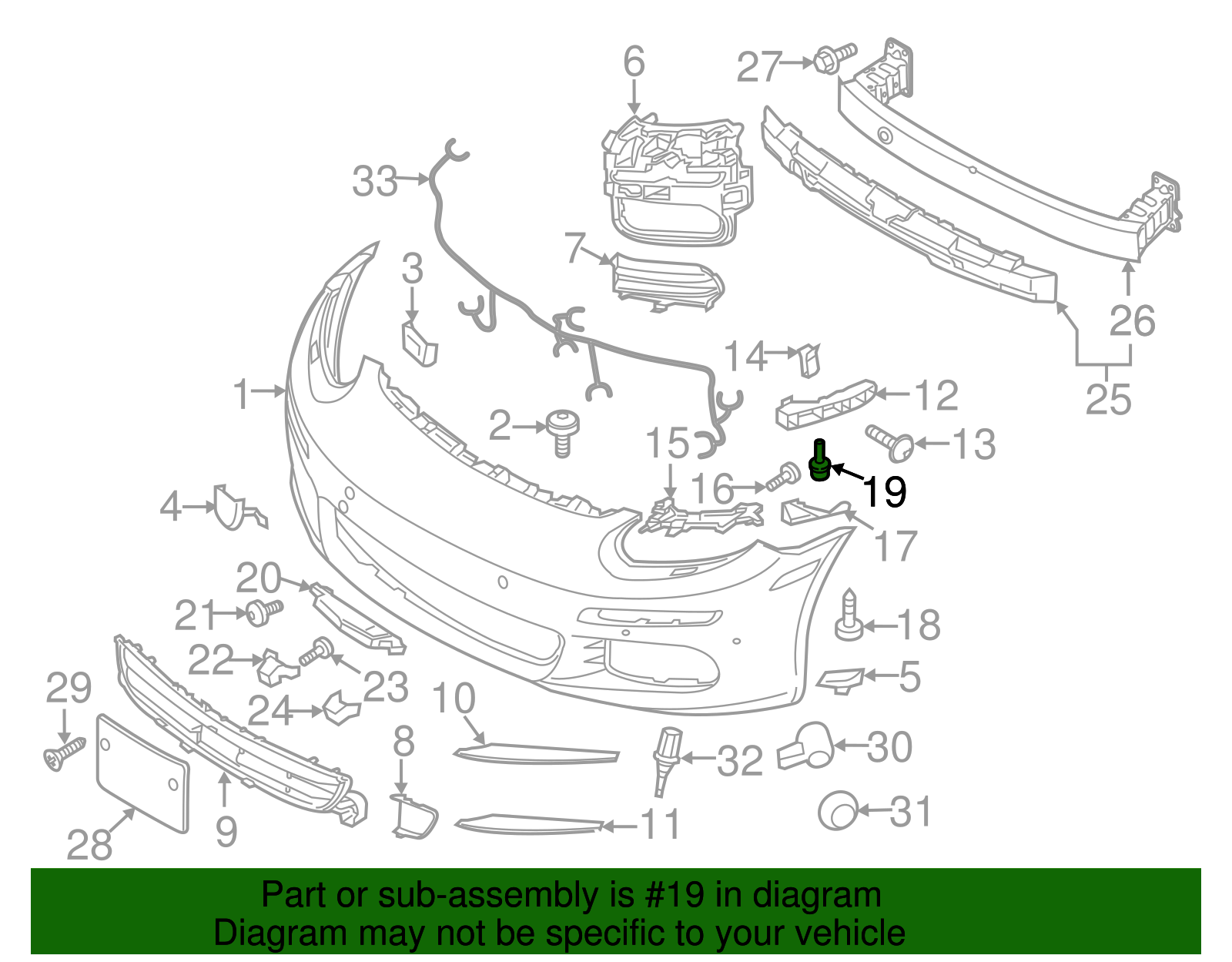 Corner Panel Rivet - Porsche (999-190-104-30)