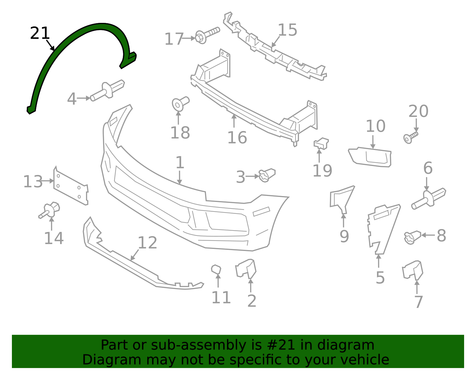 Wheel Arch Molding - Porsche (9Y0-853-817-D-G2X)