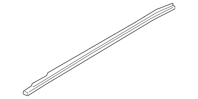Rocker Molding - Porsche (9Y0-853-857-OK1)