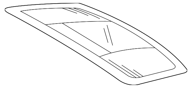 Lift Gate Glass - Porsche (971-845-051-T-NVB)