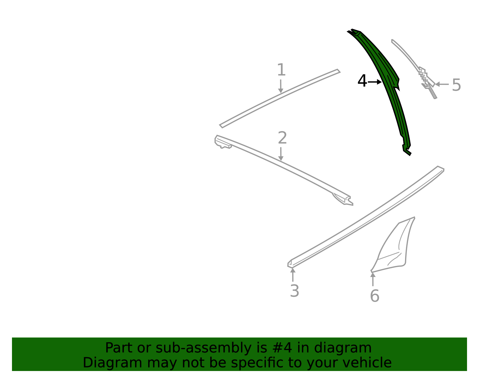 Door Applique - Porsche (971-853-289-D)