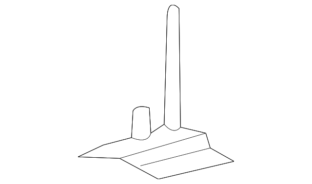 Center Pillar Reinforced Filler - Porsche (971-810-262)