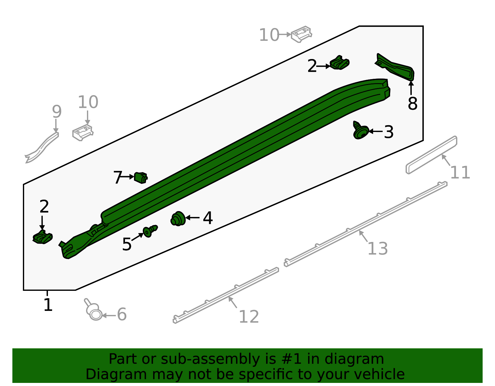 Rocker Molding - Porsche (971-854-883-OK1)