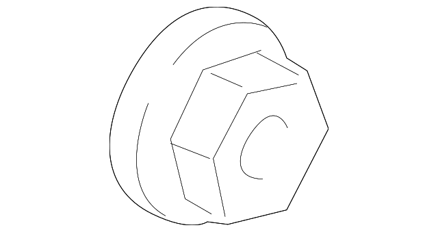 Wheelhouse Liner Nut - Porsche (N-912-428-01)