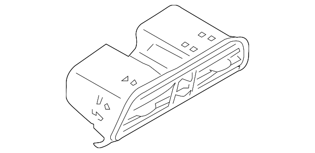Center Grille - Porsche (997-552-141-09-D07)