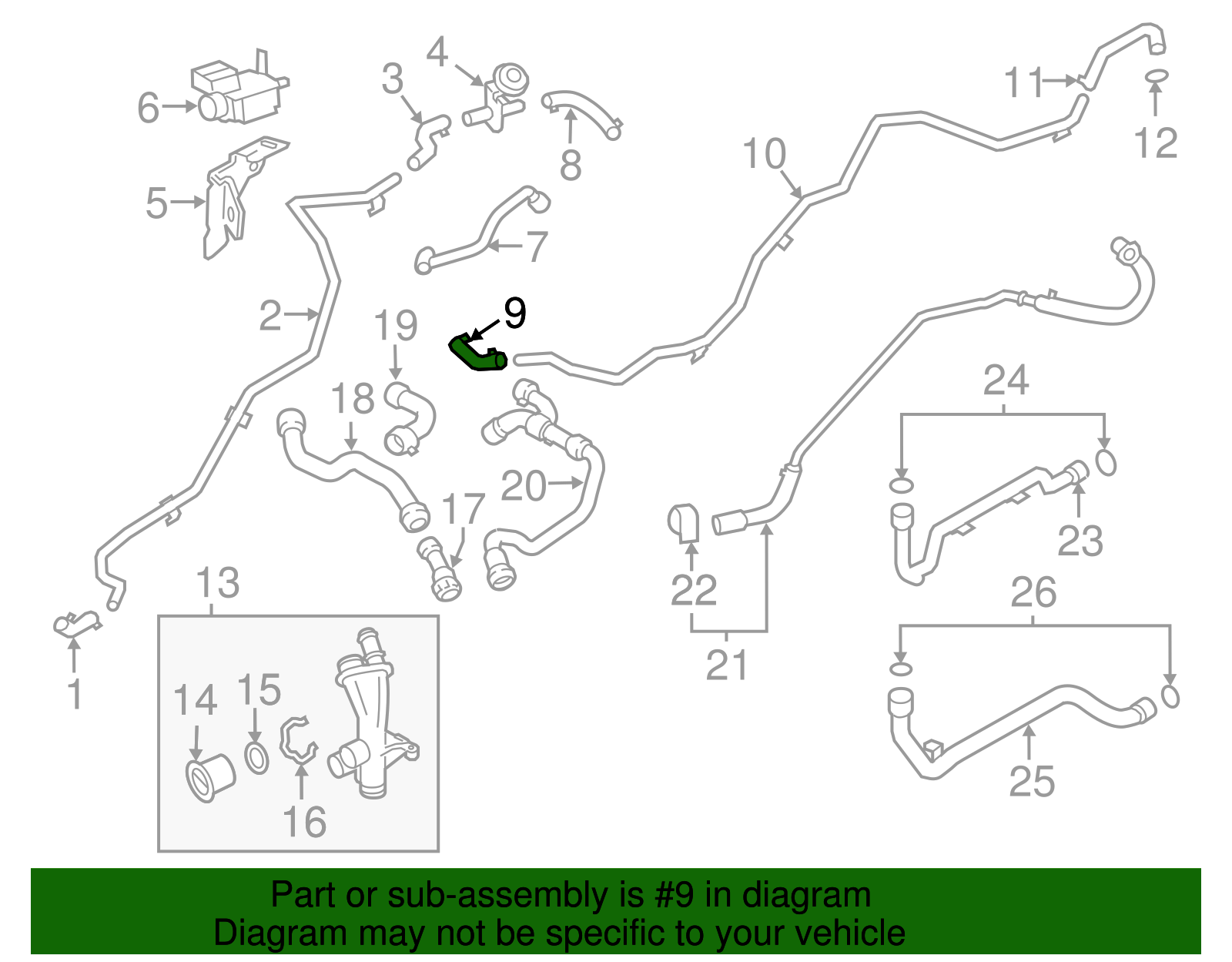 Return Hose - Porsche (991-106-222-01)