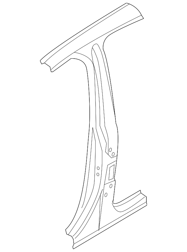 Center Pillar - Porsche (970-503-963-01-GRV)