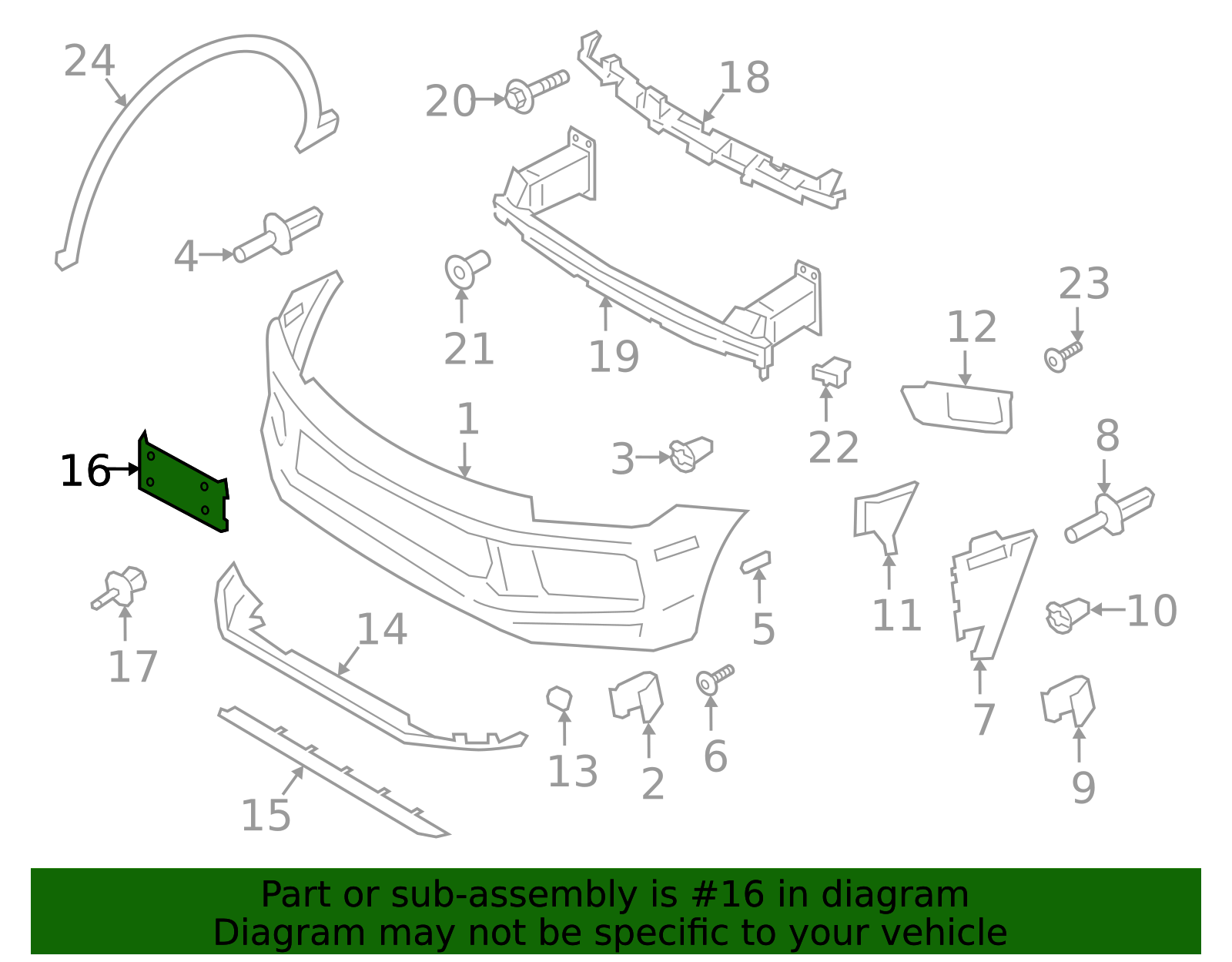 License Bracket - Porsche (9Y0-807-287-AD-OK1)