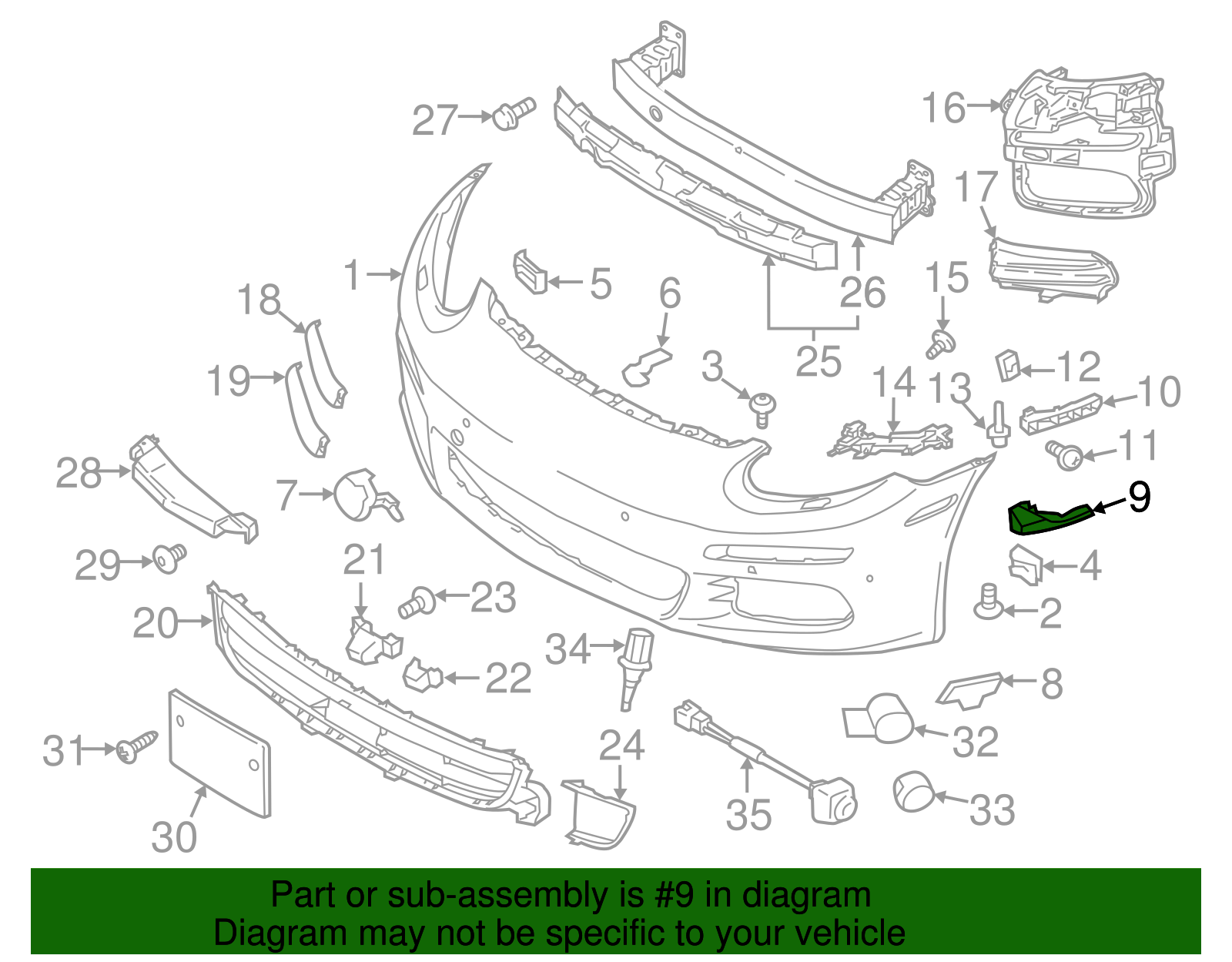 Corner Panel - Porsche (970-505-327-00)