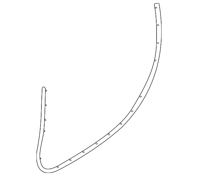 Door Weather-Strip - Porsche (9J1-839-911)