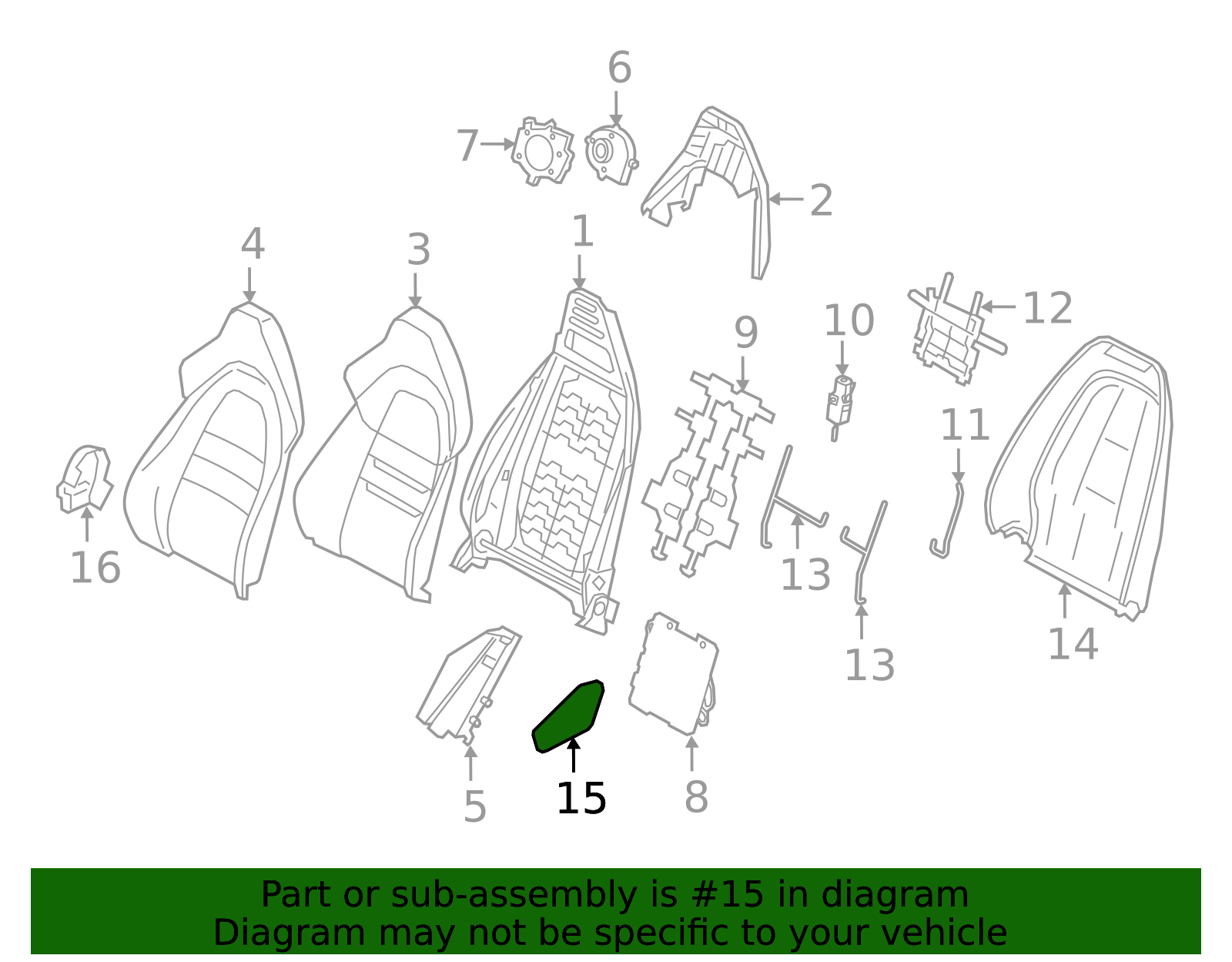Recline Cover - Porsche (971-881-793-A-5V0)