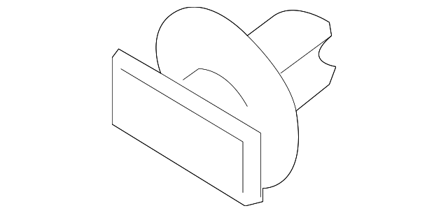Fender Ledge Cover Rivet - Porsche (PAF-004-750)