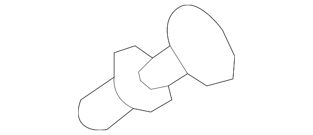 Windshield Pillar Trim Rivet - Porsche (N-105-835-01)