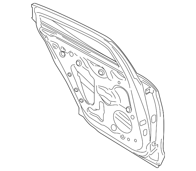 Door Shell - Porsche (9J1-833-052-AY-GRV)