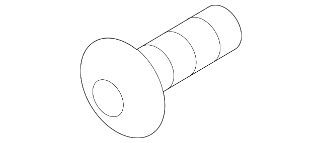 Handle, Inside Screw - Porsche (N-104-718-02)