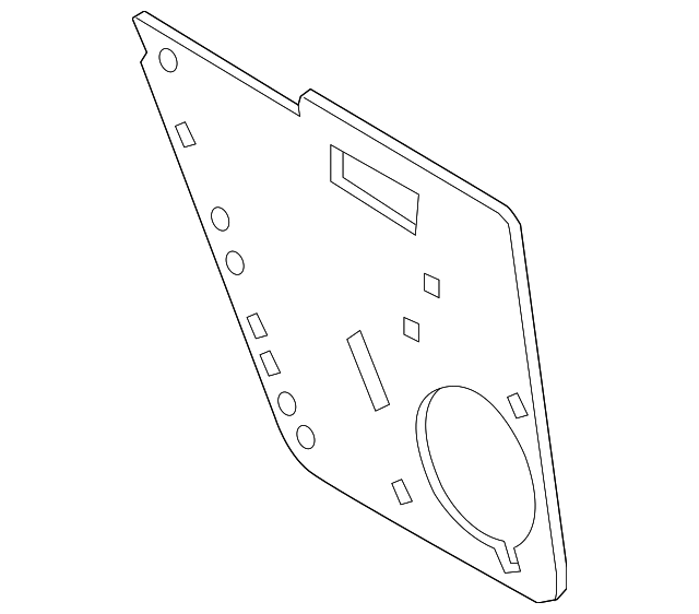 Door Panel Insulation - Porsche (971-863-935-B)