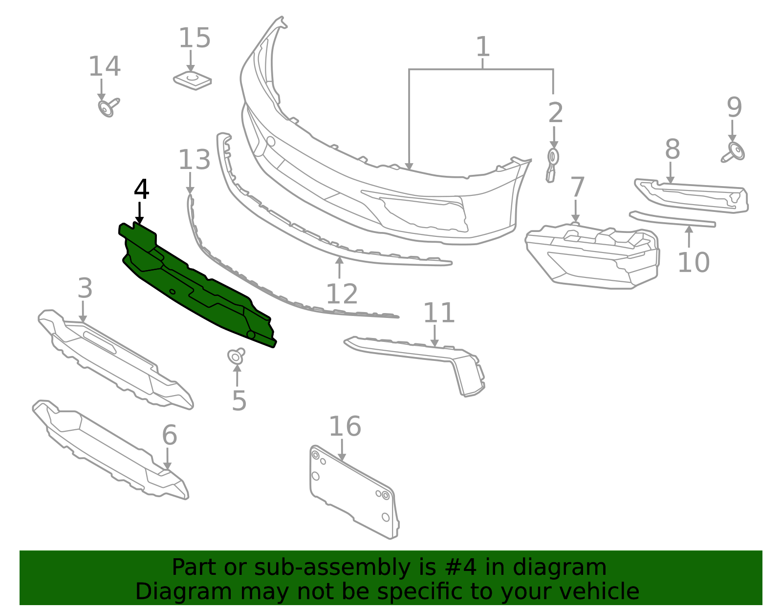 Center Bracket - Porsche (992-807-135-E)