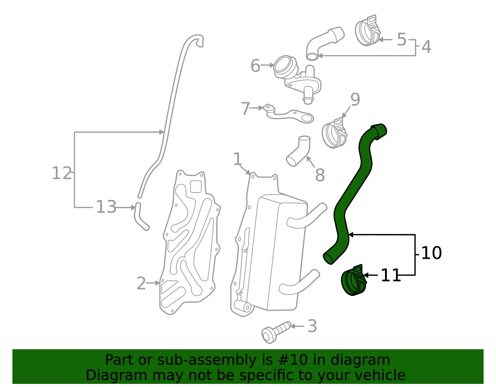 Water Outlet - Porsche (992-317-184)