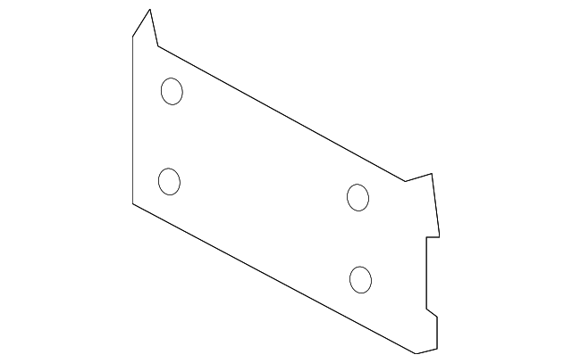 License Bracket - Porsche (9Y0-807-287-AD-OK1)