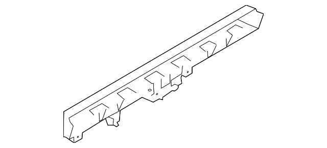Bumper Cover Support Rail - Porsche (970-505-641-03)
