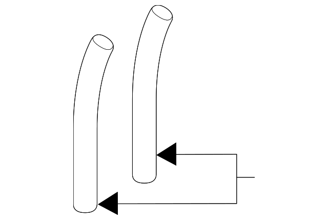 HVAC Heater Hose - Porsche (991-572-585-01)