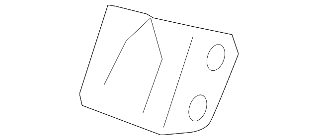 Center Bow Wedge - Porsche (996-561-959-00)